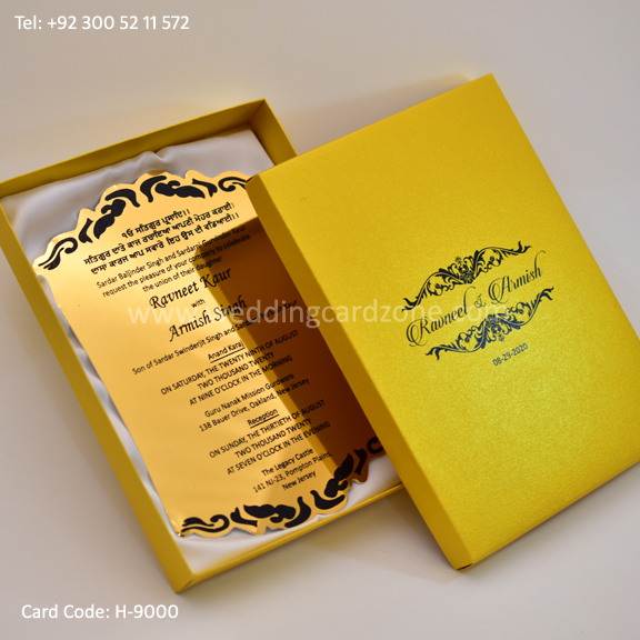 Card Code: H-9000 | Wedding Card Zone
