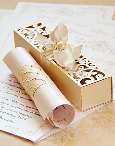 Scroll invitations